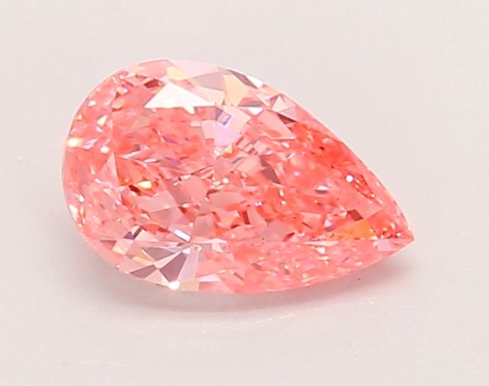 0.88 Ct. Fancy Vivid Pink Pear Lab Grown Diamond