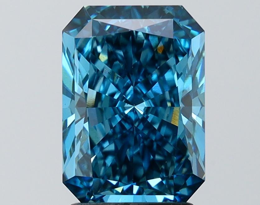 2.56 Ct. Fancy Deep Blue Radiant Lab Grown Diamond