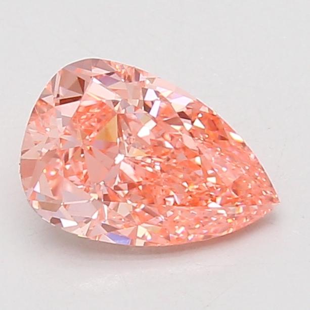 1.57 Ct. Fancy Vivid Pink Pear Lab Grown Diamond