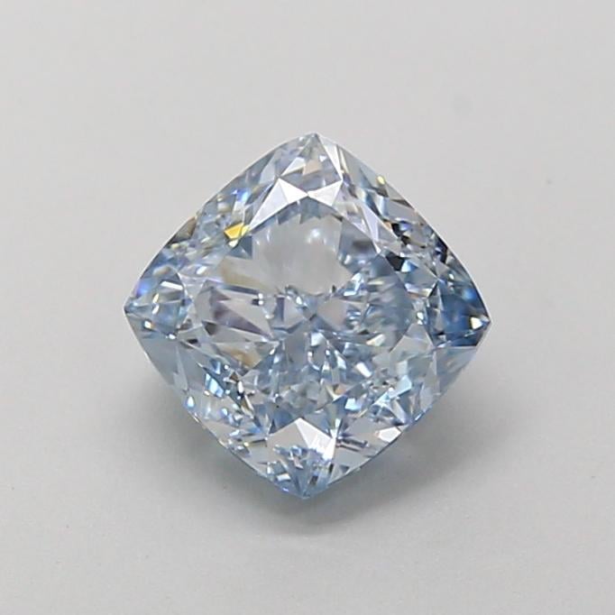 1.58 Ct. Fancy Intense  Blue Cushion Lab Grown Diamond