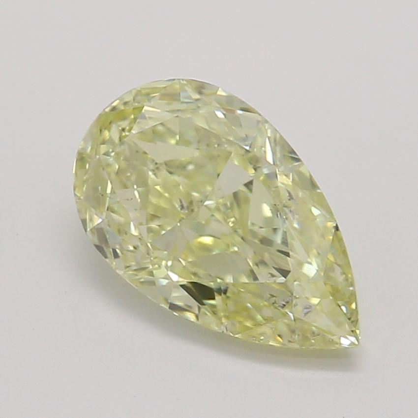 0.71 Ct. Fancy Light Yellow Pear Diamond
