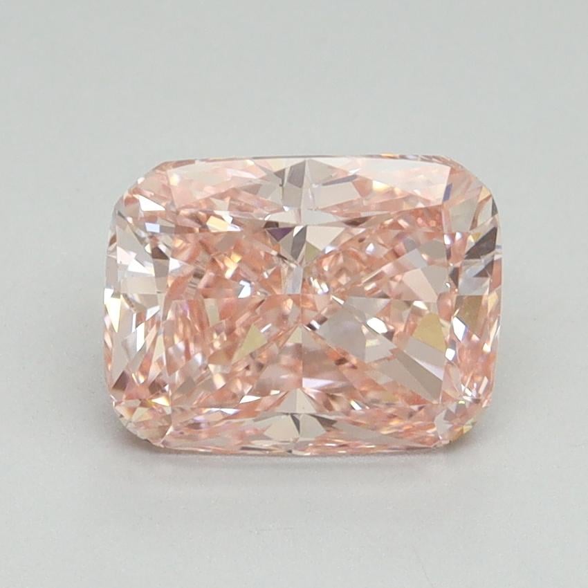 2.02 Ct. Fancy Vivid Pink Cushion Lab Grown Diamond