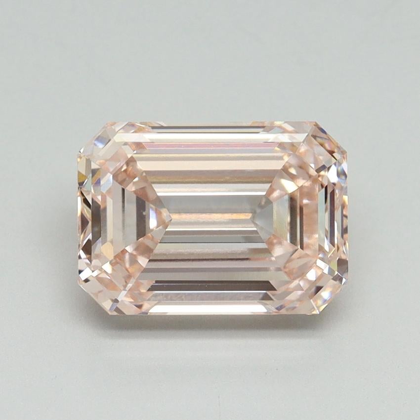 3.10 Ct. Fancy Pink Emerald Lab Grown Diamond