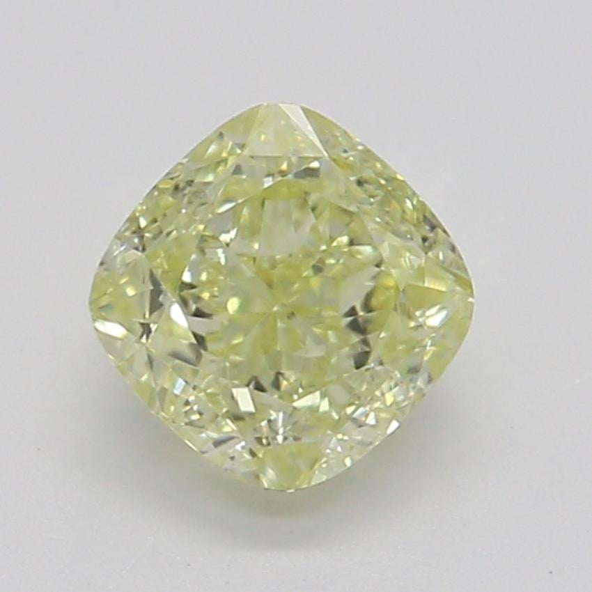 0.50 Ct. Fancy Yellow Cushion Diamond