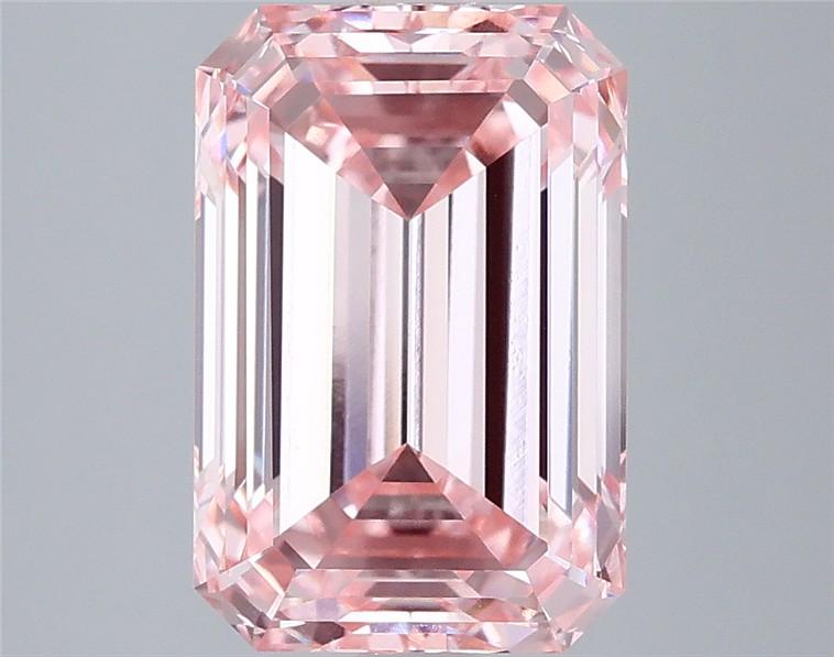 4.00 Ct. Fancy Intense  Pink Emerald Lab Grown Diamond