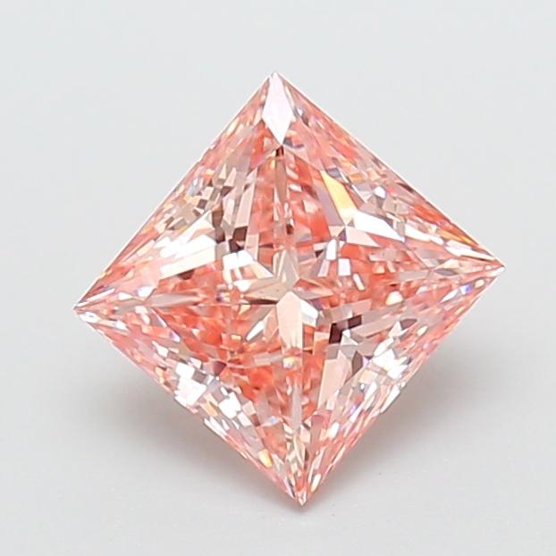 1.93 Ct. Fancy Intense Pink Princess Lab Grown Diamond