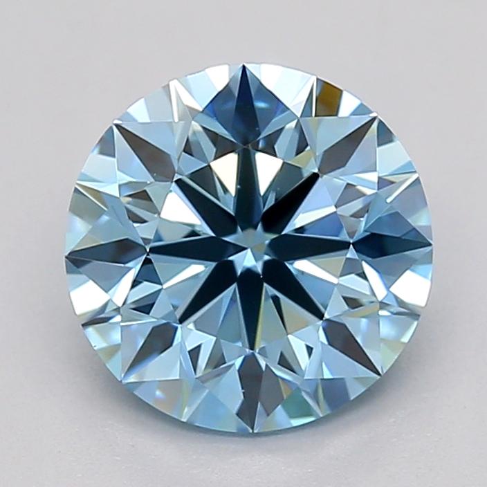1.50 Ct. Fancy Vivid  Blue Round Lab Grown Diamond