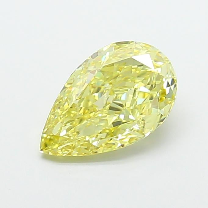 2.70 Ct. Fancy Yellow Pear Lab Grown Diamond