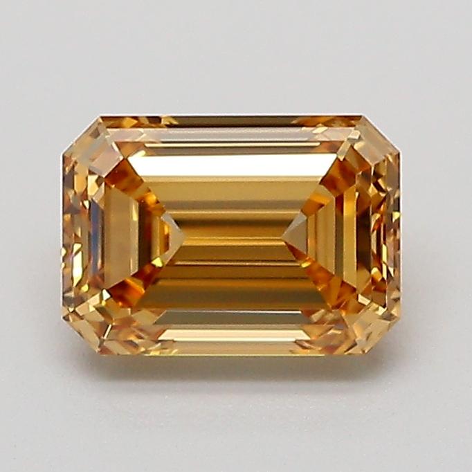 1.12 Ct. Fancy Light  Brown Emerald Lab Grown Diamond