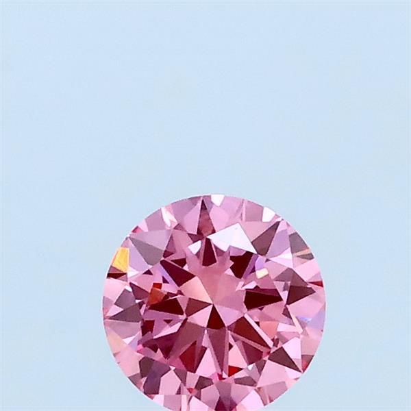 0.33 Ct. Fancy Vivid Pink Round Lab Grown Diamond