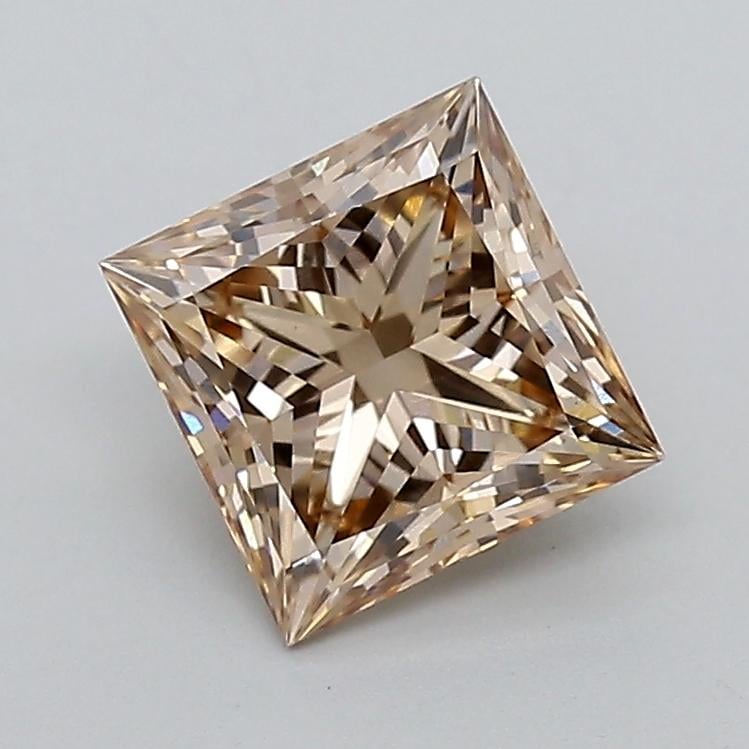1.89 Ct. Fancy Light  Brown Princess Lab Grown Diamond