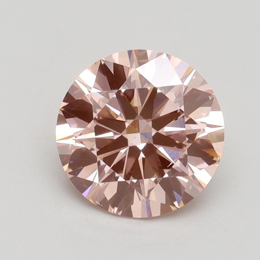 1.61 Ct. Fancy Intense Pink Round Lab Grown Diamond
