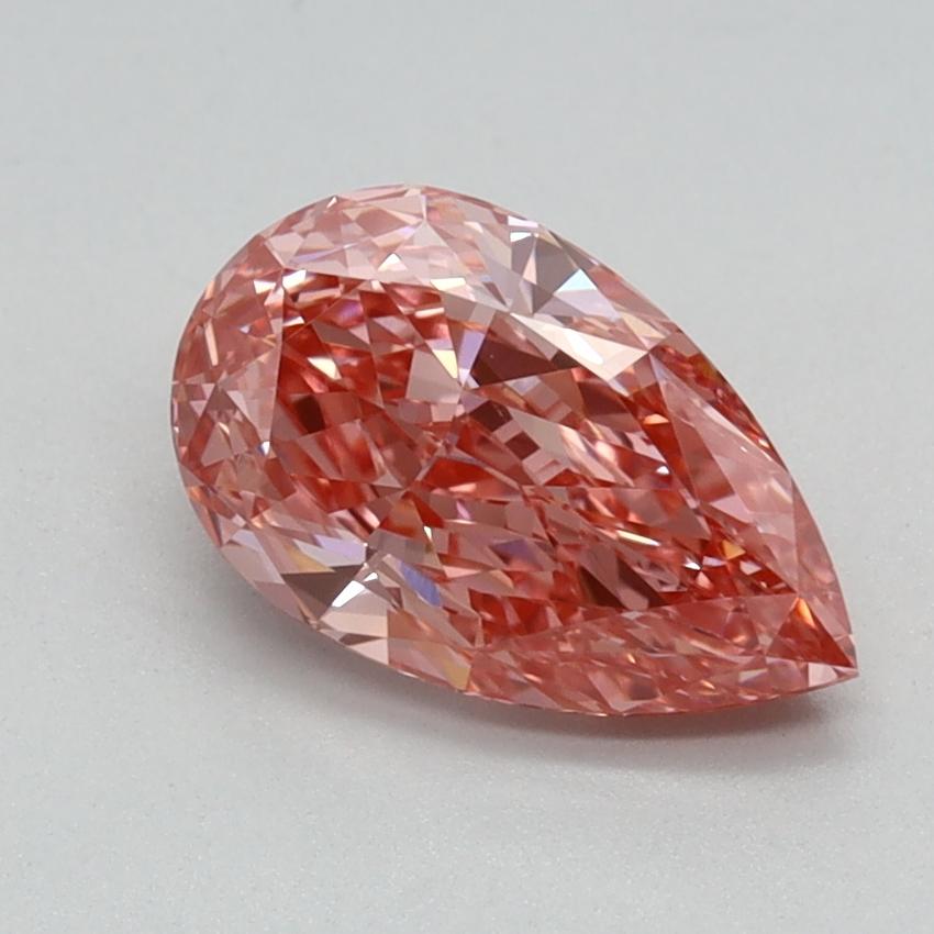 1.14 Ct. Fancy Vivid Pink Pear Lab Grown Diamond