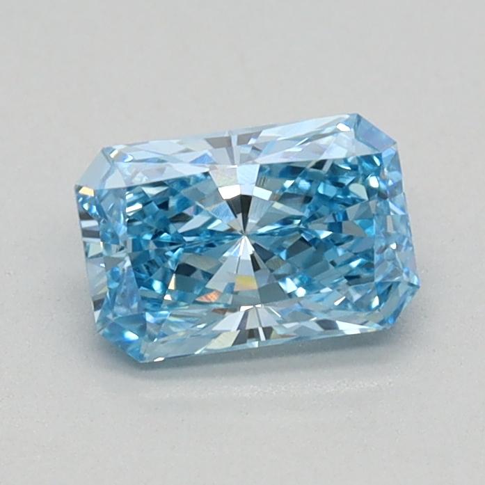 0.45 Ct. Fancy Vivid Blue Radiant Lab Grown Diamond