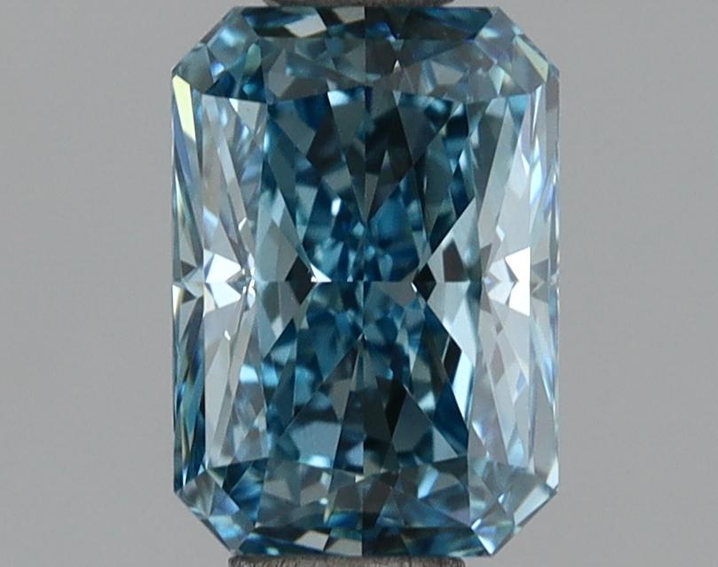 1.08 Ct. Fancy Vivid Blue Radiant Lab Grown Diamond