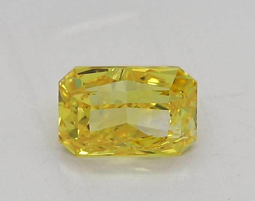 1.08 Ct. Fancy Vivid Yellow Radiant Lab Grown Diamond