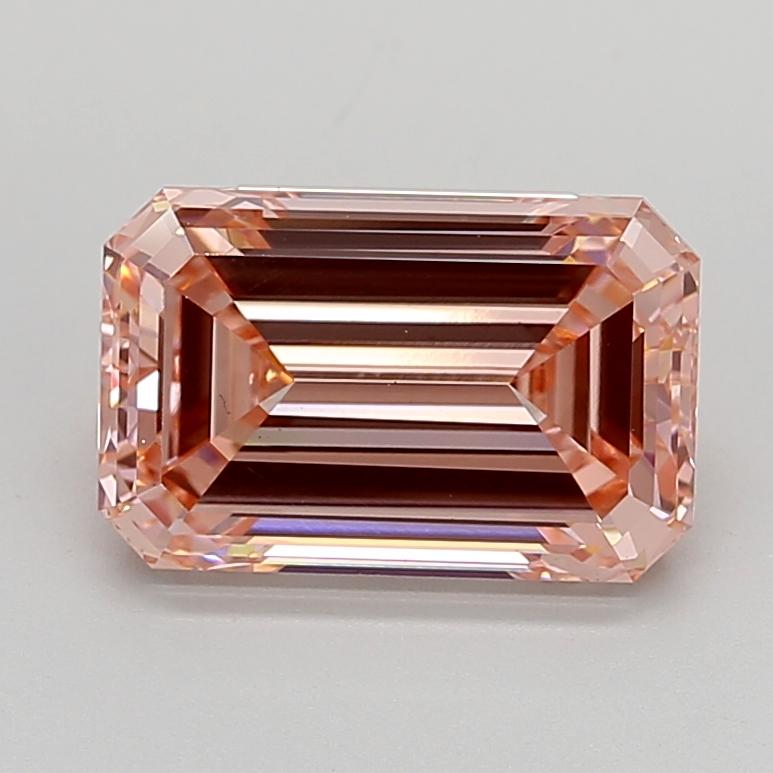 4.01 Ct. Fancy Intense  Pink Emerald Lab Grown Diamond