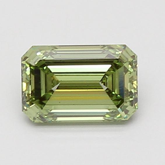 1.00 Ct. Fancy Vivid Green Emerald Lab Grown Diamond