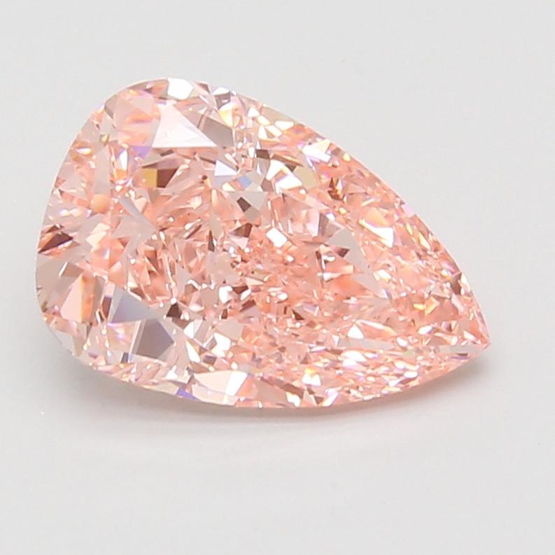 3.00 Ct. Fancy Vivid Pink Pear Lab Grown Diamond