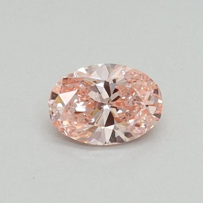 0.30 Ct. Fancy Intense Pink Oval Lab Grown Diamond