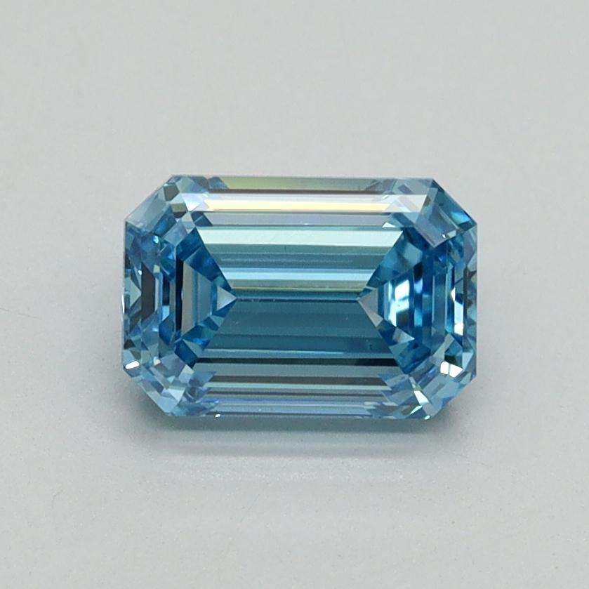 1.04 Ct. Fancy Vivid Blue Emerald Lab Grown Diamond