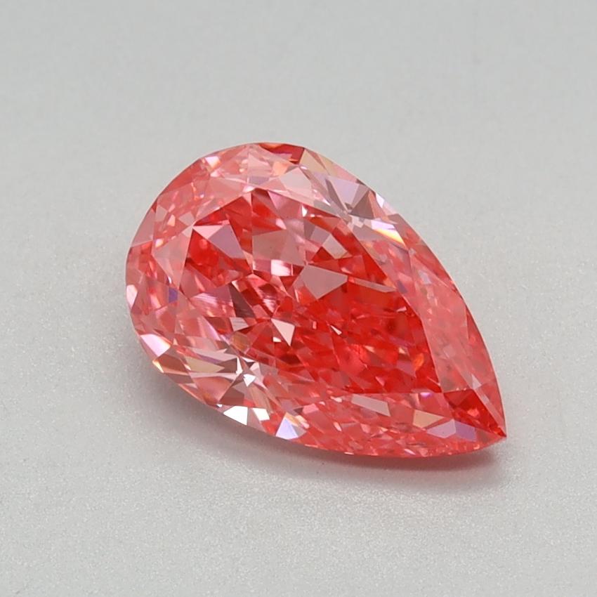 0.98 Ct. Fancy Vivid Pink Pear Lab Grown Diamond