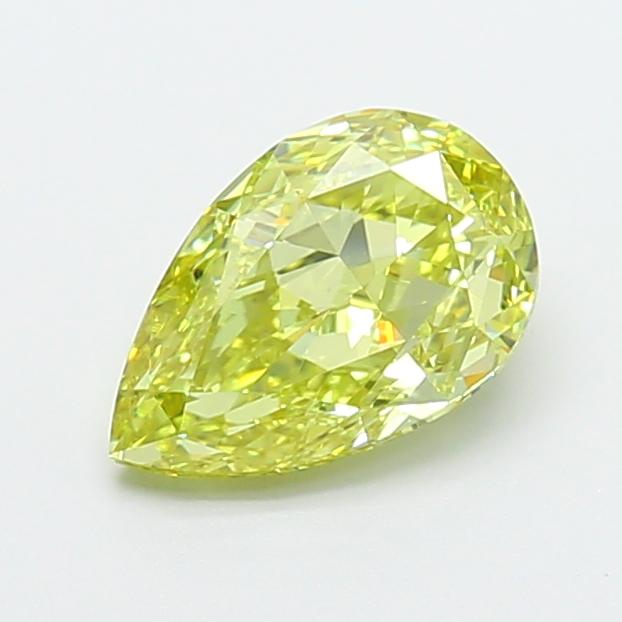 1.50 Ct. Fancy Intense Greenish Yellow Pear Lab Grown Diamond