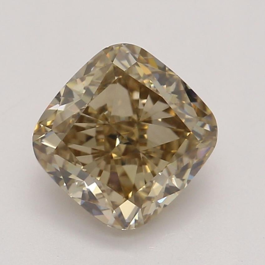 1.00 Ct. Fancy Dark Yellowish Brown Cushion Diamond