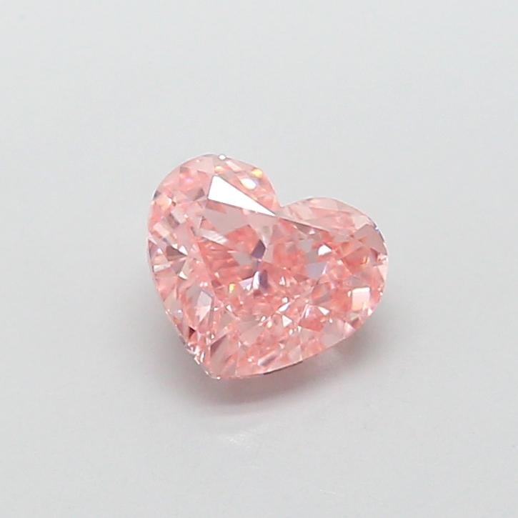 1.12 Ct. Fancy Intense  Pink Heart Lab Grown Diamond