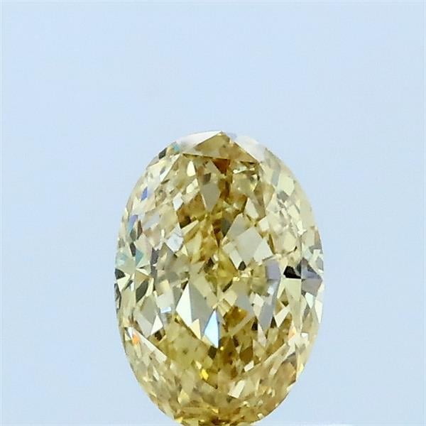 0.53 Ct. Fancy Yellow Oval Lab Grown Diamond