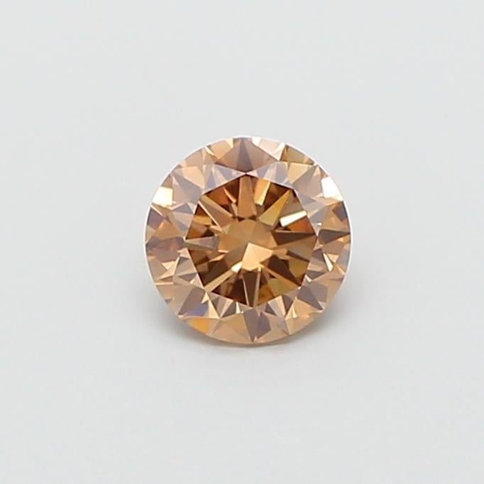 1.01 Ct. Fancy Light  Brown Round Lab Grown Diamond