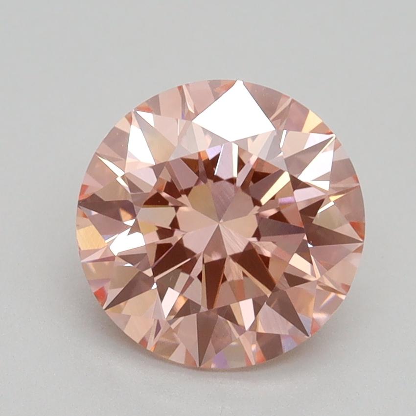 2.08 Ct. Fancy Intense Pink Round Lab Grown Diamond