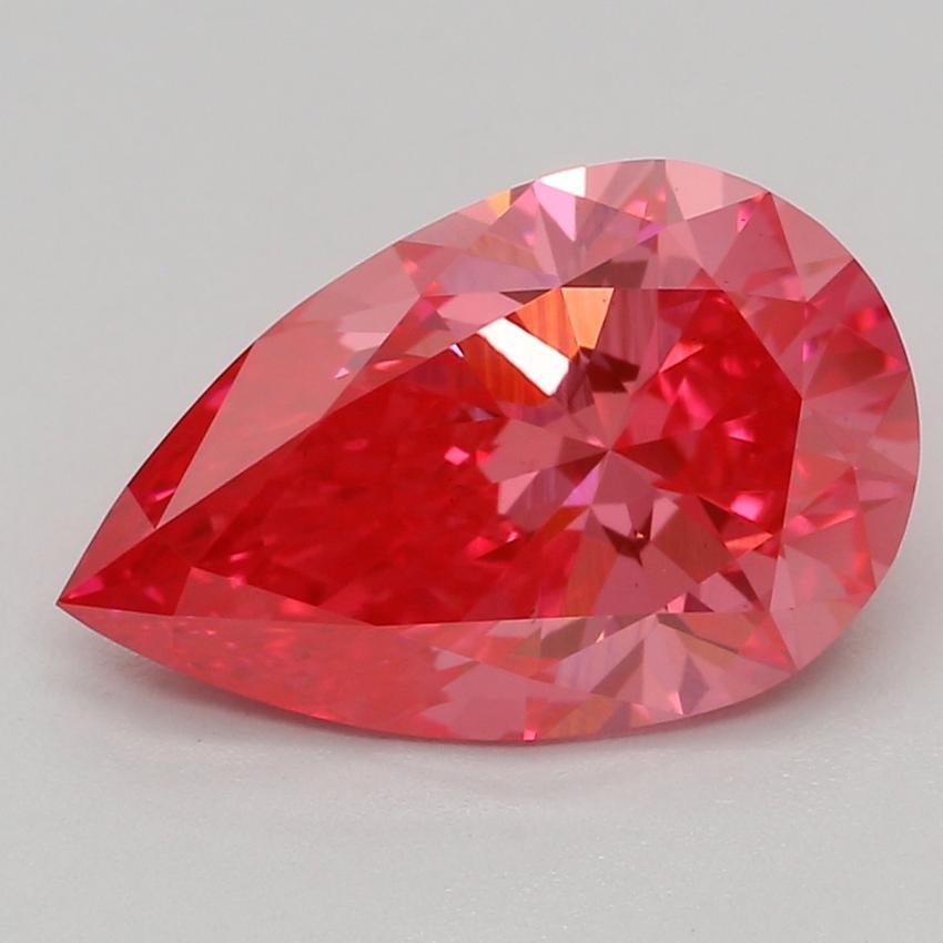 1.55 Ct. Fancy Vivid Pink Pear Lab Grown Diamond