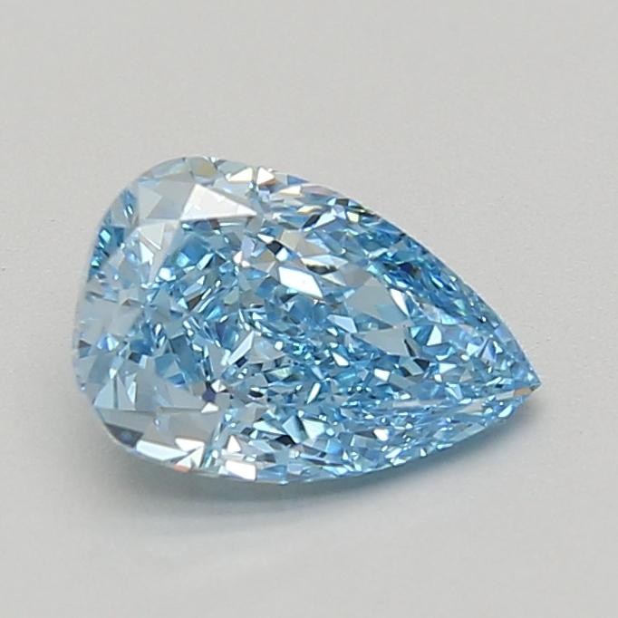 1.54 Ct. Fancy Vivid Blue Pear Lab Grown Diamond