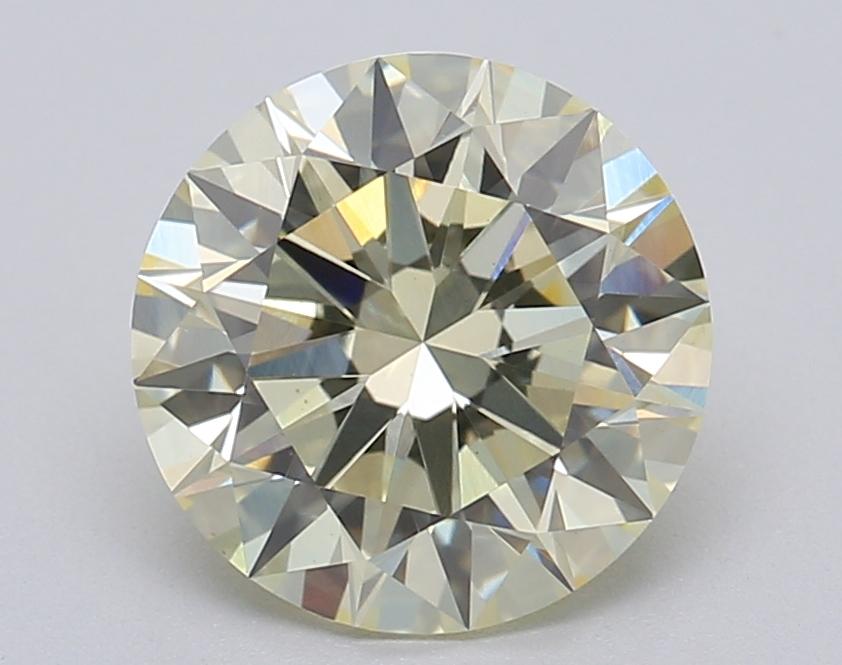 2.03 Ct. Fancy Light Yellow Round Lab Grown Diamond