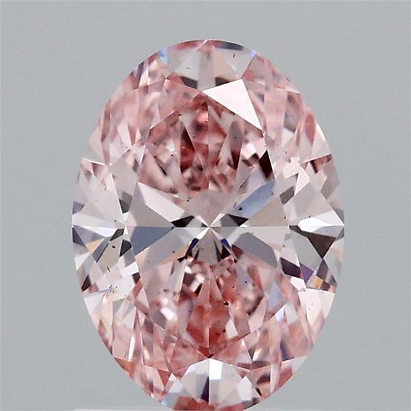 1.20 Ct. Fancy Vivid Pink Oval Lab Grown Diamond
