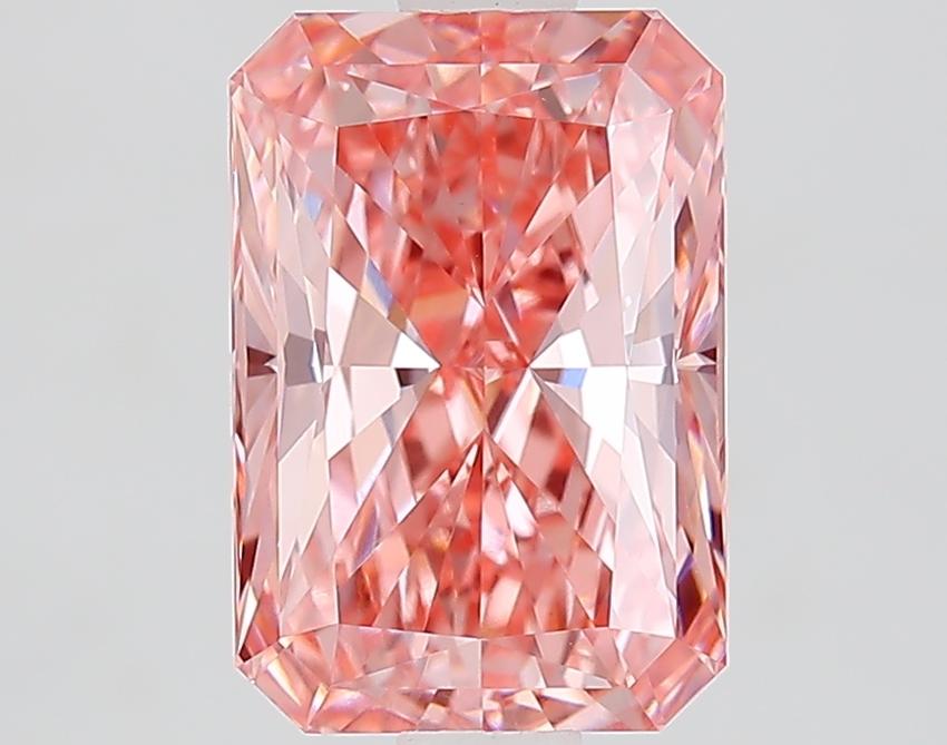 2.02 Ct. Fancy Vivid Pink Radiant Lab Grown Diamond