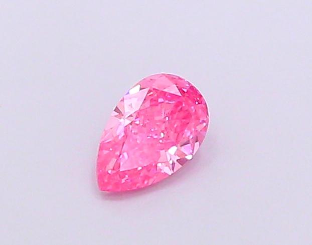0.52 Ct. Fancy Vivid Pink Pear Lab Grown Diamond