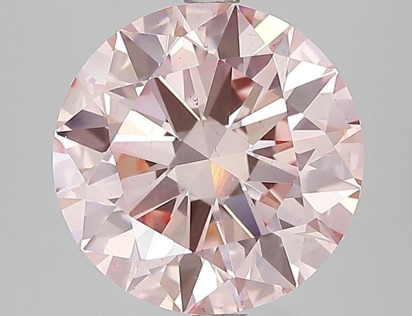 5.00 Ct. Fancy Intense Pink Round Lab Grown Diamond