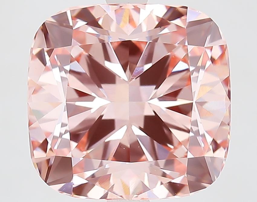 5.07 Ct. Fancy Intense Pink Cushion Lab Grown Diamond