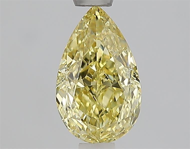 1.02 Ct. Fancy Intense  Yellow Pear Lab Grown Diamond