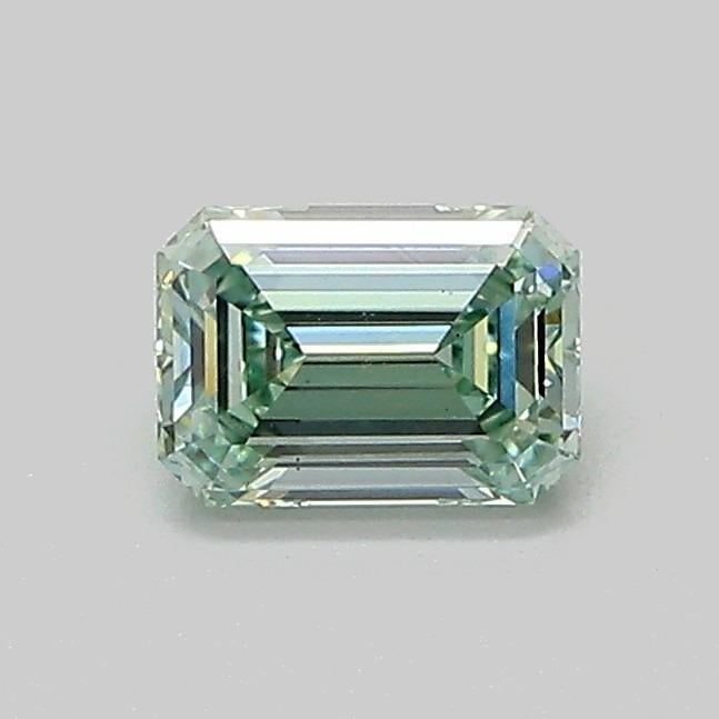 0.52 Ct. Fancy Vivid Green Emerald Lab Grown Diamond