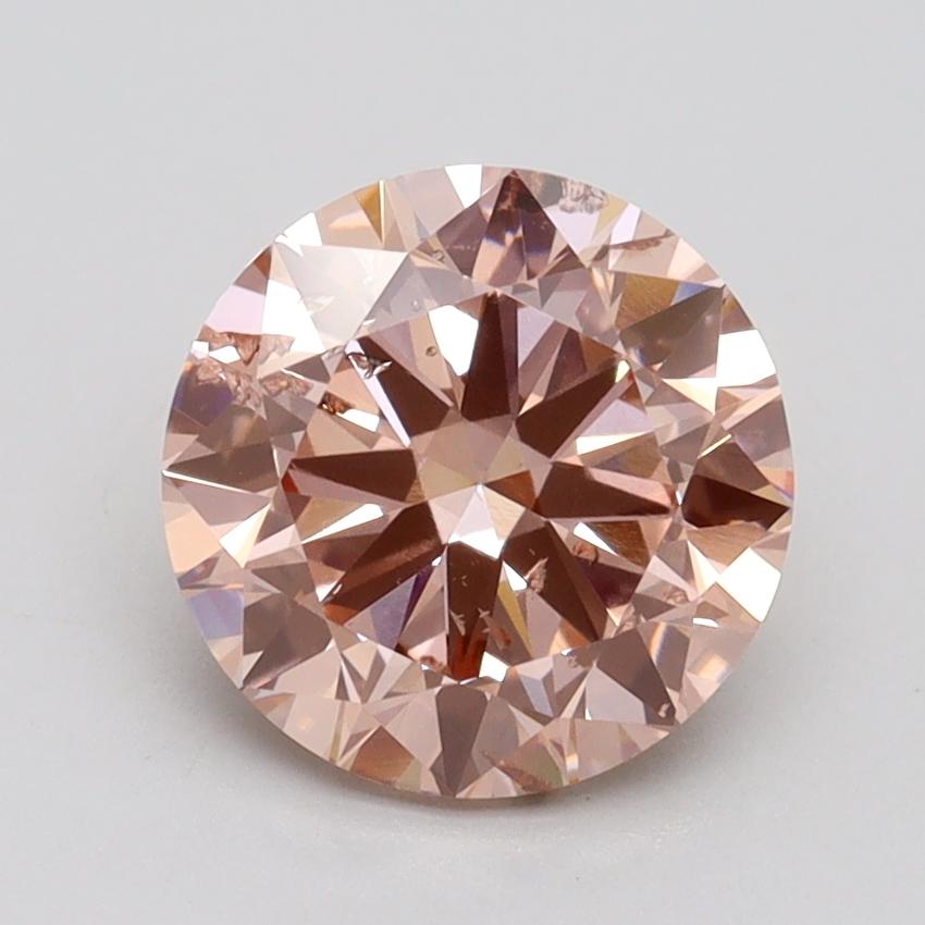 2.00 Ct. Fancy Intense Pink Round Lab Grown Diamond