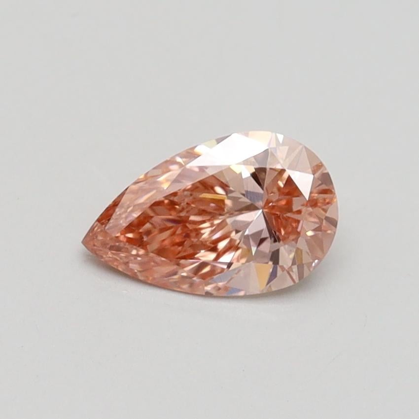 0.56 Ct. Fancy Intense Pink Pear Lab Grown Diamond