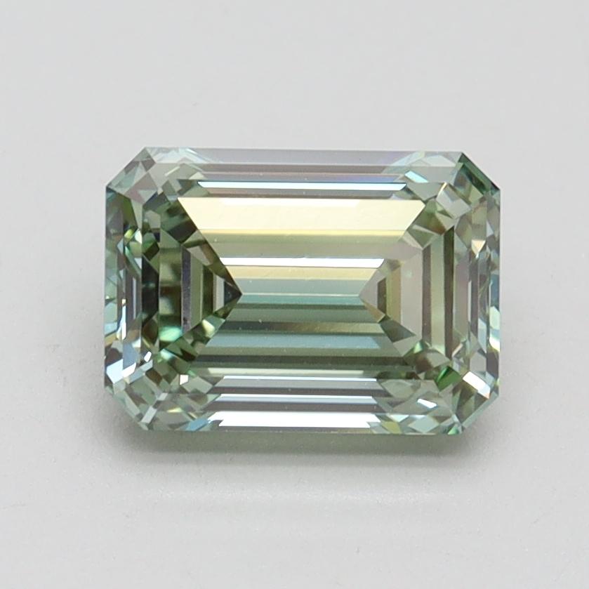 1.55 Ct. Fancy Intense Green Emerald Lab Grown Diamond