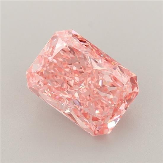 1.71 Ct. Fancy Vivid Pink Radiant Lab Grown Diamond