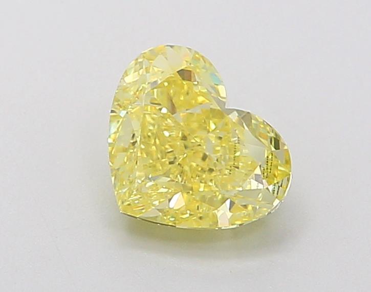 1.21 Ct. Fancy Intense Yellow Heart Lab Grown Diamond