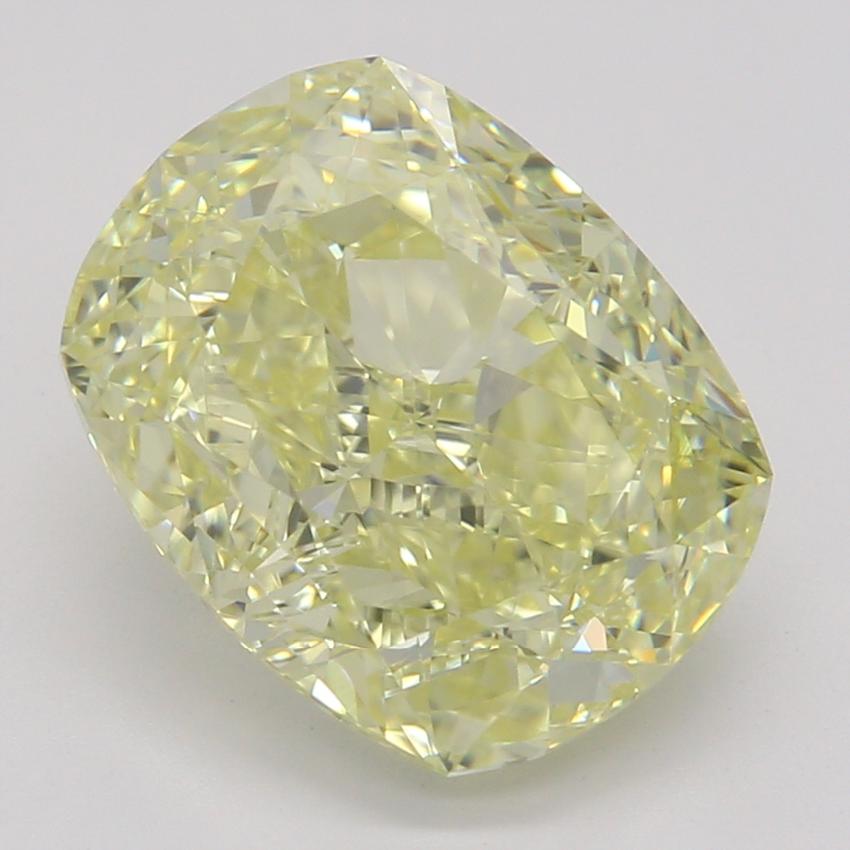 2.51 Ct. Fancy Light Yellow Cushion Diamond