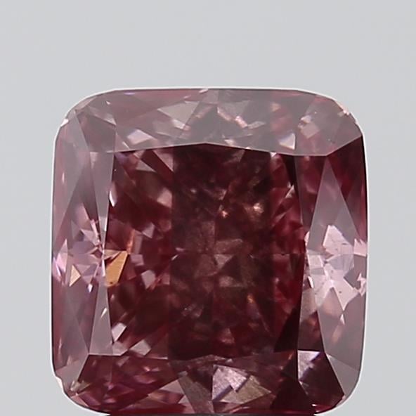 2.53 Ct. Fancy Intense  Pink Cushion Lab Grown Diamond