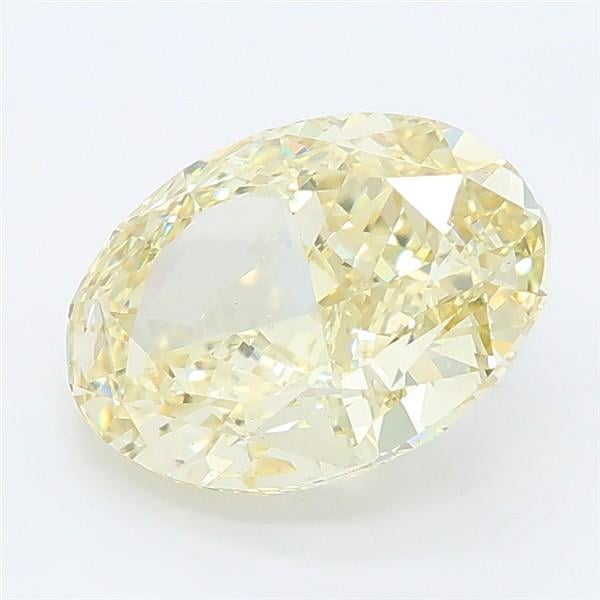 2.68 Ct. Fancy Intense Yellow Oval Lab Grown Diamond